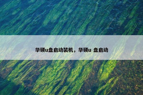 华硕u盘启动装机，华硕u 盘启动