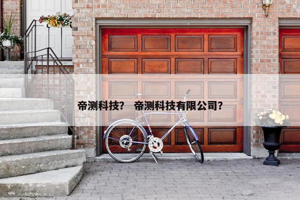 帝测科技？ 帝测科技有限公司？