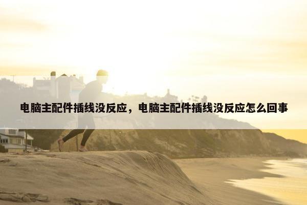 电脑主配件插线没反应，电脑主配件插线没反应怎么回事
