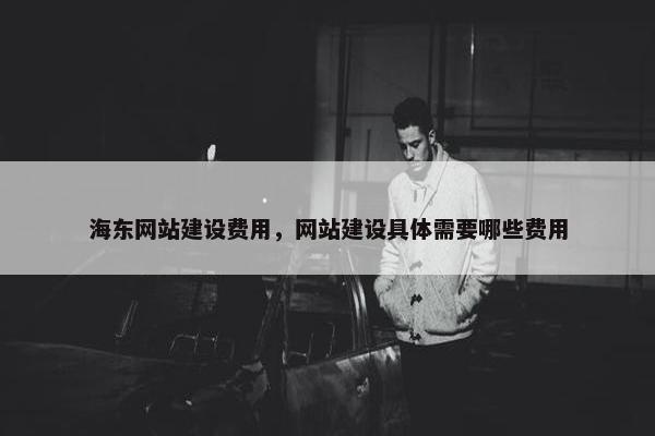 海东网站建设费用，网站建设具体需要哪些费用