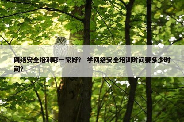 网络安全培训哪一家好? 学网络安全培训时间要多少时间? 网络安全培训哪一家好? 学网络安全培训时间要多少时间?