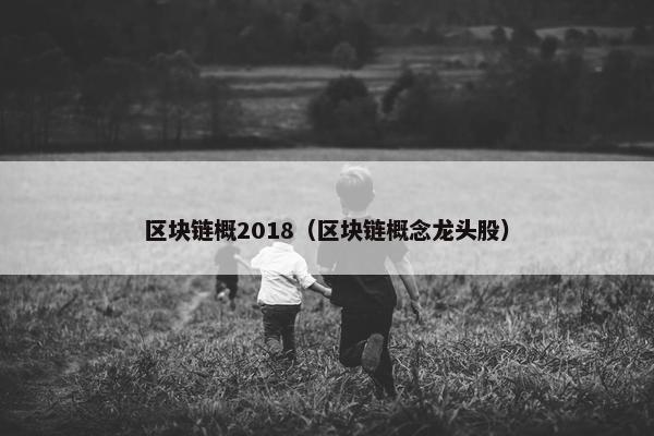 区块链概2018（区块链概念龙头股）