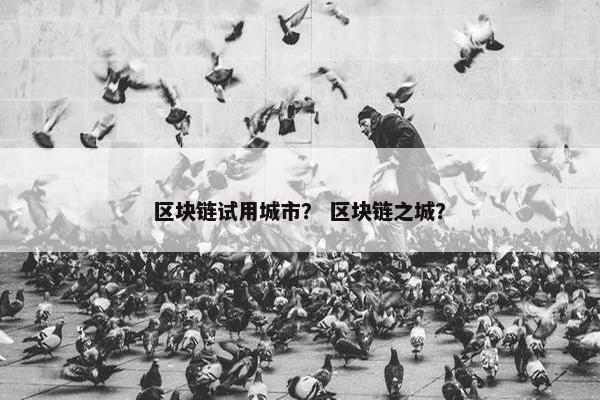 区块链试用城市？ 区块链之城？