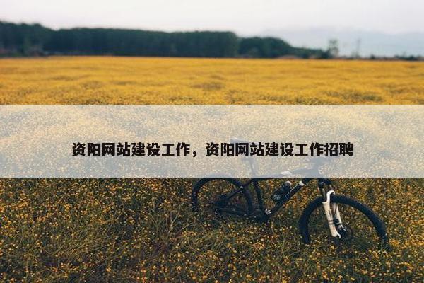 资阳网站建设工作，资阳网站建设工作招聘