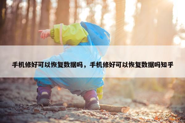 手机修好可以恢复数据吗，手机修好可以恢复数据吗知乎