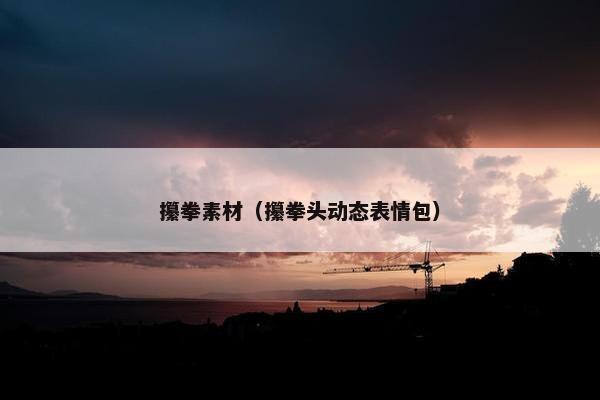 攥拳素材（攥拳头动态表情包）