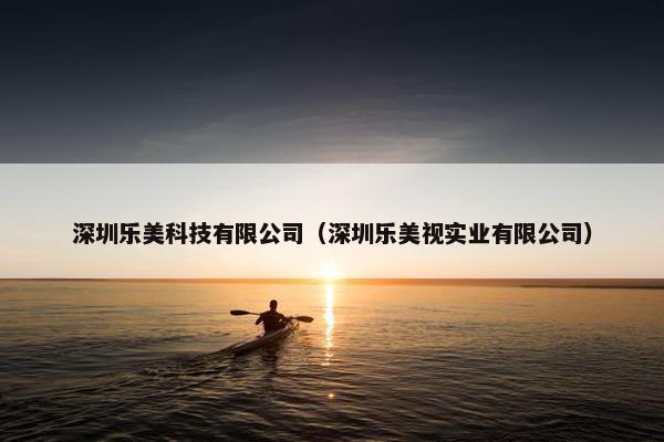 深圳乐美科技有限公司（深圳乐美视实业有限公司）
