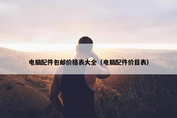 电脑配件包邮价格表大全（电脑配件价目表）