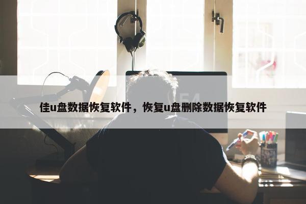 佳u盘数据恢复软件，恢复u盘删除数据恢复软件