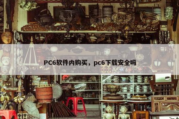PC6软件内购买，pc6下载安全吗