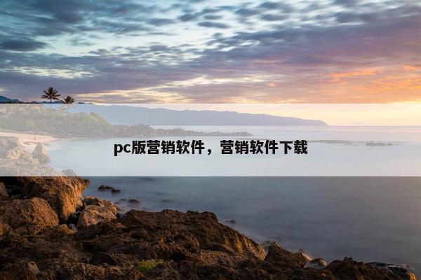 pc版营销软件，营销软件下载