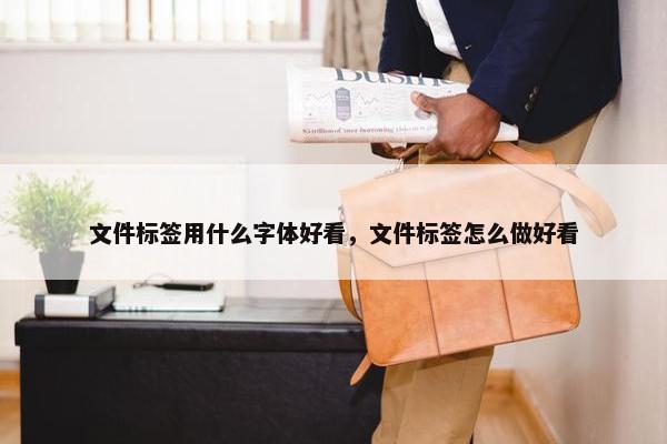 文件标签用什么字体好看，文件标签怎么做好看