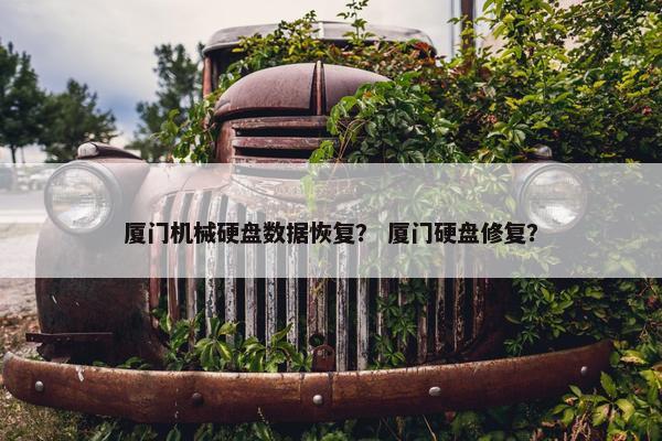厦门机械硬盘数据恢复？ 厦门硬盘修复？