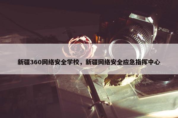 新疆360网络安全学校，新疆网络安全应急指挥中心