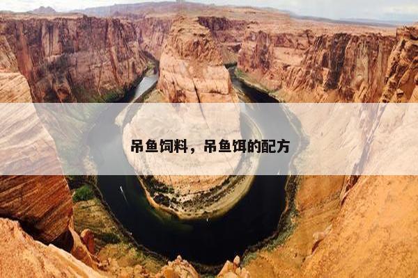 吊鱼饲料，吊鱼饵的配方