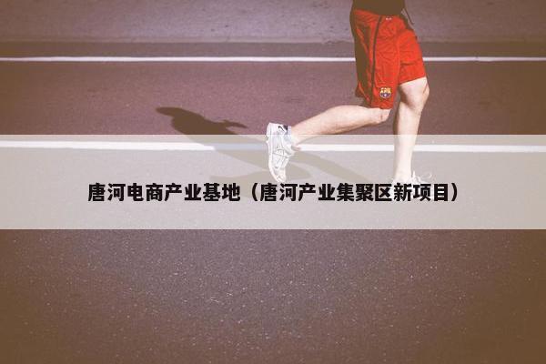 唐河电商产业基地（唐河产业集聚区新项目）