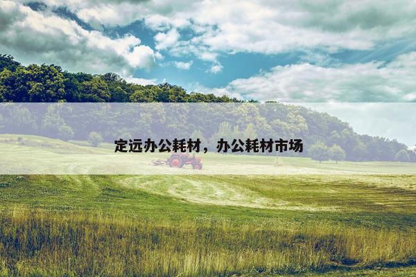定远办公耗材，办公耗材市场