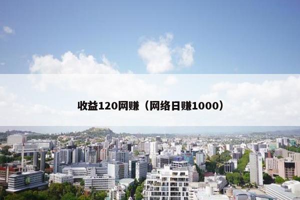 收益120网赚（网络日赚1000）