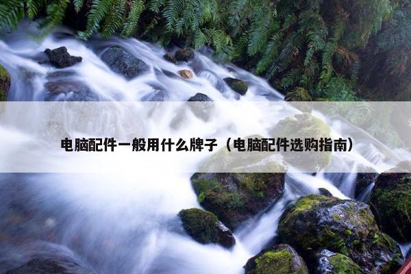 电脑配件一般用什么牌子（电脑配件选购指南）