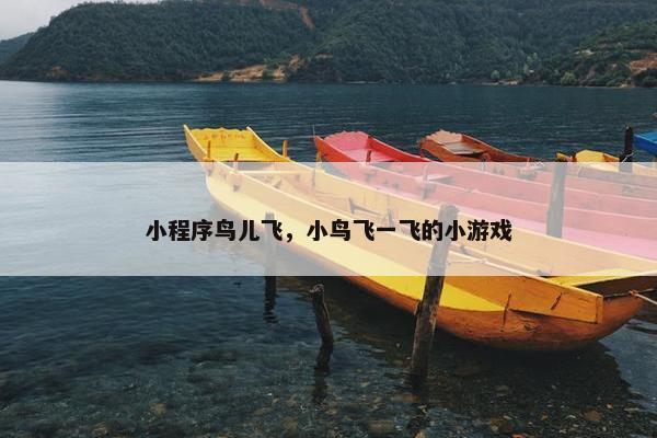 小程序鸟儿飞，小鸟飞一飞的小游戏