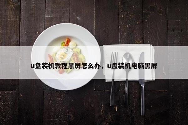 u盘装机教程黑屏怎么办，u盘装机电脑黑屏