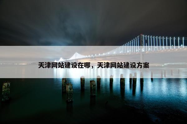 天津网站建设在哪，天津网站建设方案