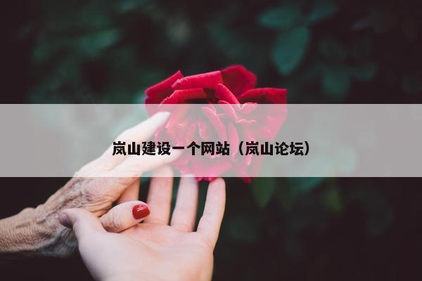 岚山建设一个网站（岚山论坛）