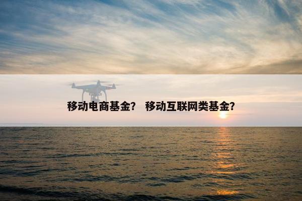 移动电商基金？ 移动互联网类基金？