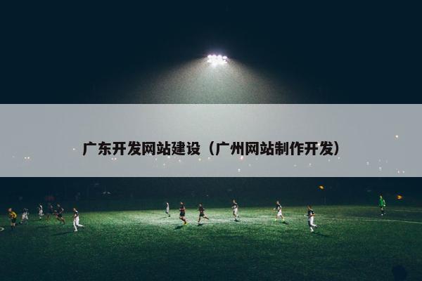 广东开发网站建设（广州网站制作开发）