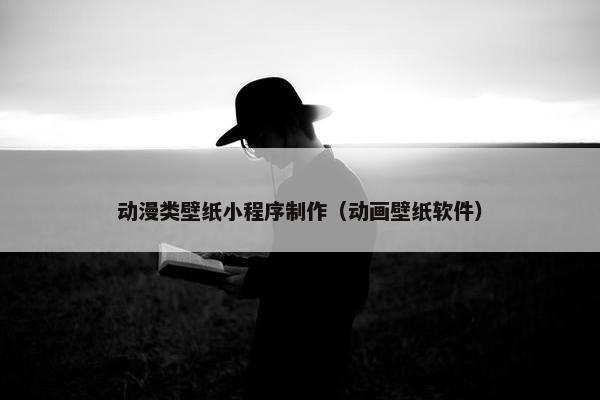 动漫类壁纸小程序制作（动画壁纸软件）