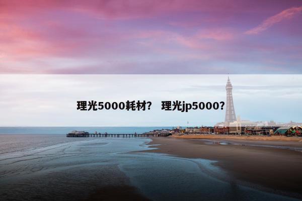 理光5000耗材？ 理光jp5000？