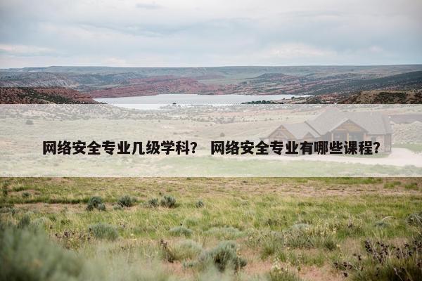 网络安全专业几级学科？ 网络安全专业有哪些课程？