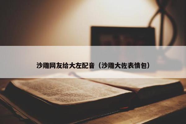 沙雕网友给大左配音（沙雕大佐表情包）