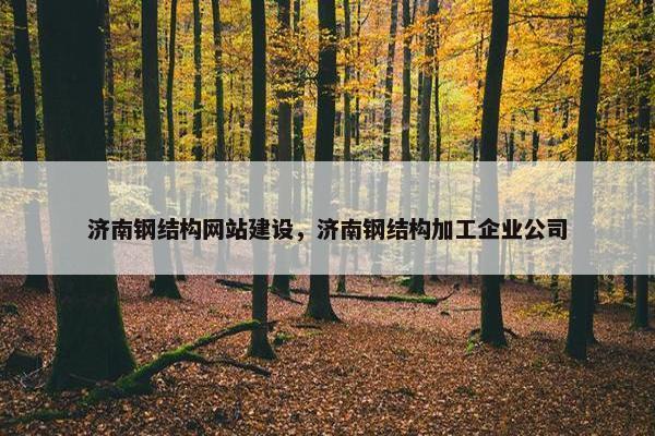 济南钢结构网站建设，济南钢结构加工企业公司