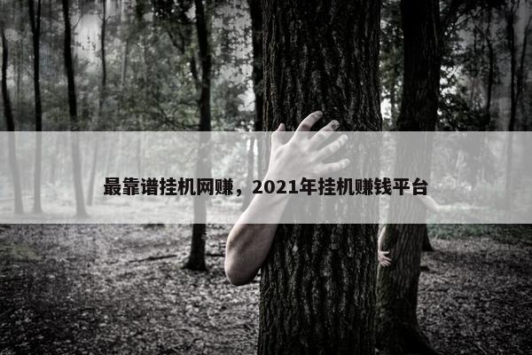最靠谱挂机网赚，2021年挂机赚钱平台