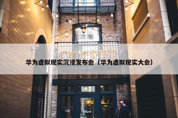 华为虚拟现实沉浸发布会（华为虚拟现实大会）