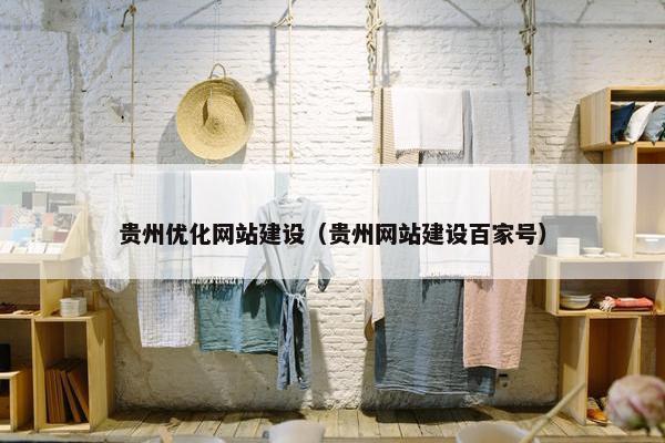贵州优化网站建设（贵州网站建设百家号）
