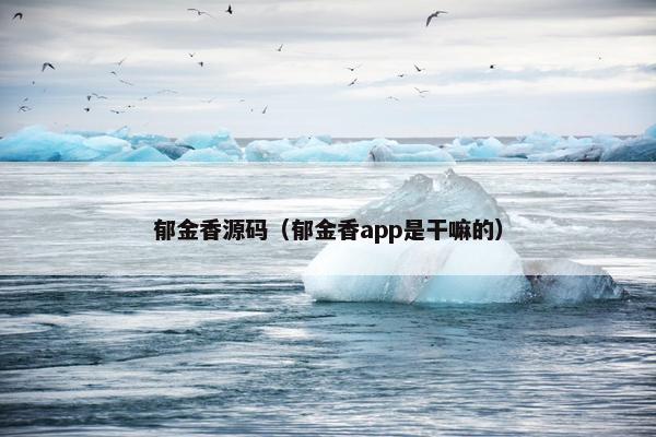 郁金香源码（郁金香app是干嘛的）