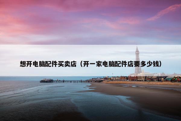 想开电脑配件买卖店（开一家电脑配件店要多少钱）