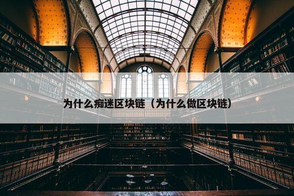 为什么痴迷区块链（为什么做区块链）