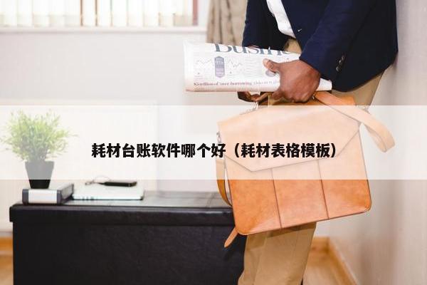 耗材台账软件哪个好（耗材表格模板）