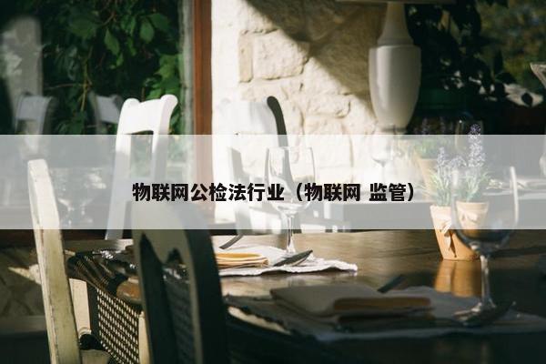 物联网公检法行业（物联网 监管）