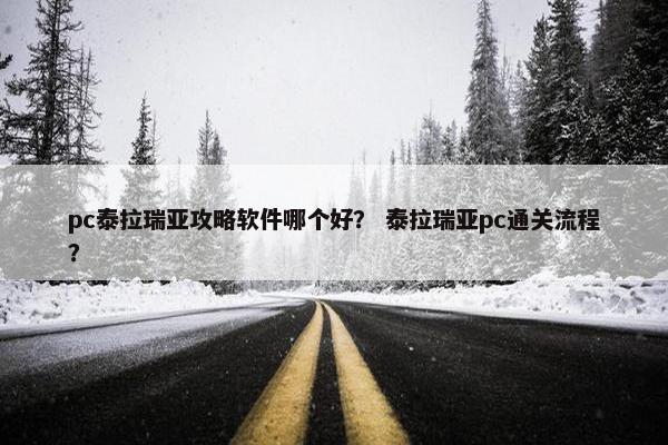 pc泰拉瑞亚攻略软件哪个好？ 泰拉瑞亚pc通关流程？