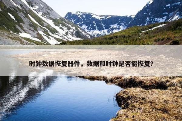 时钟数据恢复器件，数据和时钟是否能恢复?