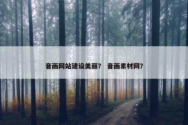 音画网站建设美丽？ 音画素材网？