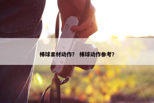 棒球素材动作？ 棒球动作参考？