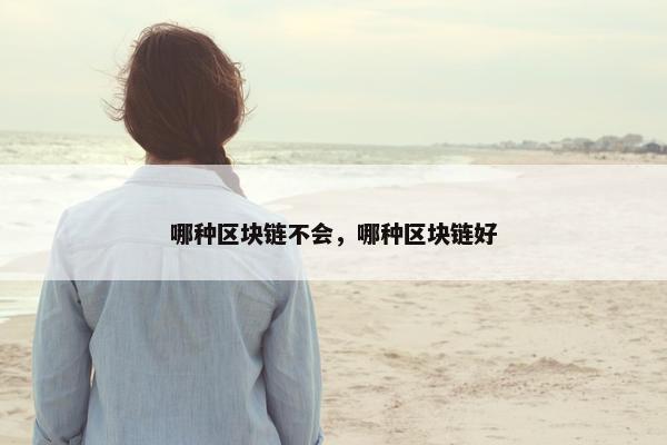 哪种区块链不会，哪种区块链好