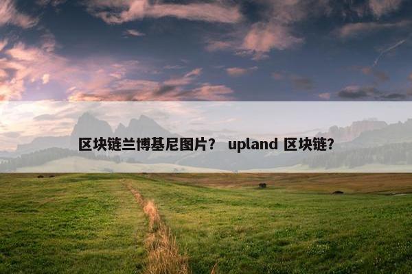 区块链兰博基尼图片？ upland 区块链？