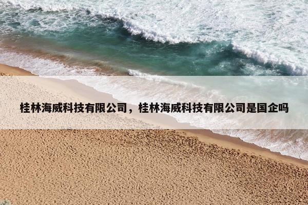桂林海威科技有限公司，桂林海威科技有限公司是国企吗
