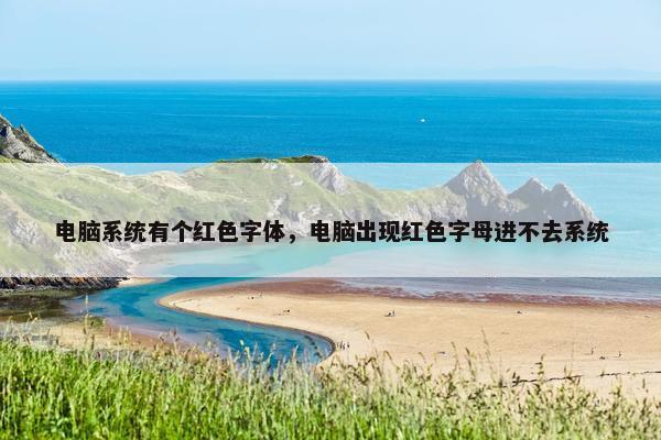 电脑系统有个红色字体，电脑出现红色字母进不去系统